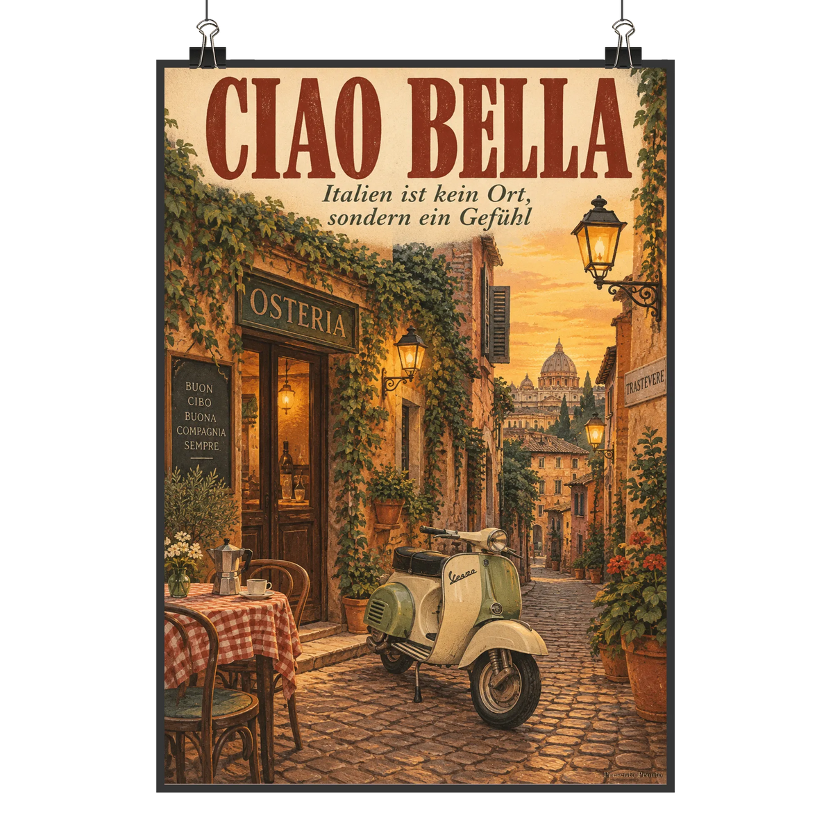 Nostalgisches Bild aus Italien für Italienfans mit Vintage-Vespa|p:2016111|h:158f269dbe6473edbde1c1e11c9feb6b