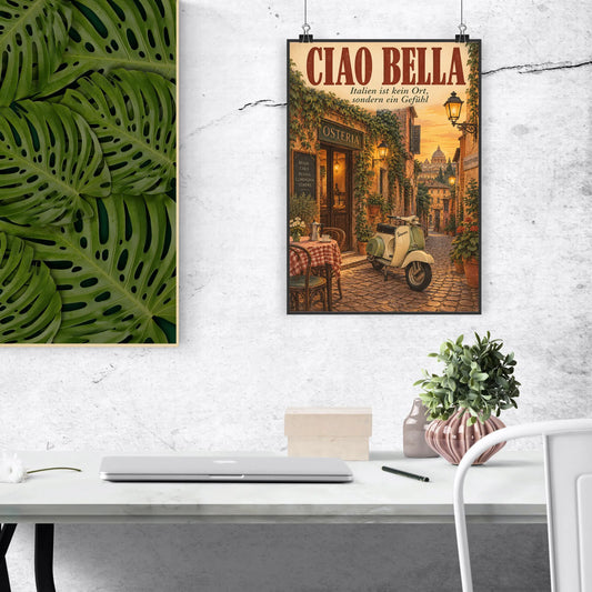 Nostalgisches Bild aus Italien für Italienfans mit Vintage-Vespa|p:2016111|h:8733e89670327cabfe726751b9eb37c8