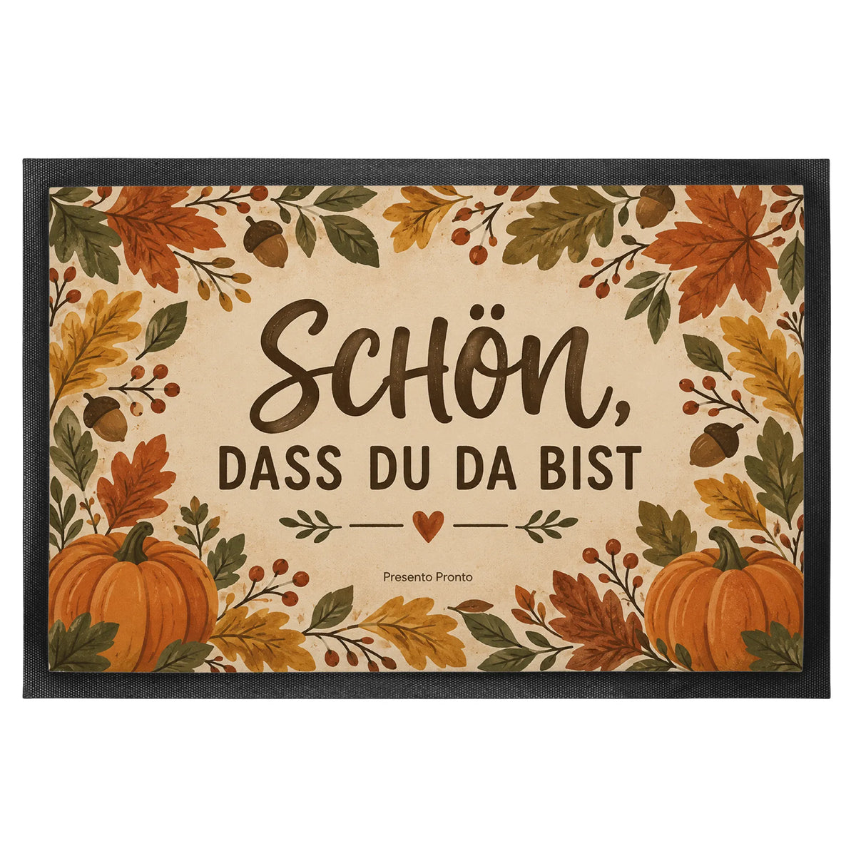 Einladende Fußmatte für den Herbst mit Blätterkranz|p:2016164|h:0c19ed8daecb02e834a11c3accca0cf1