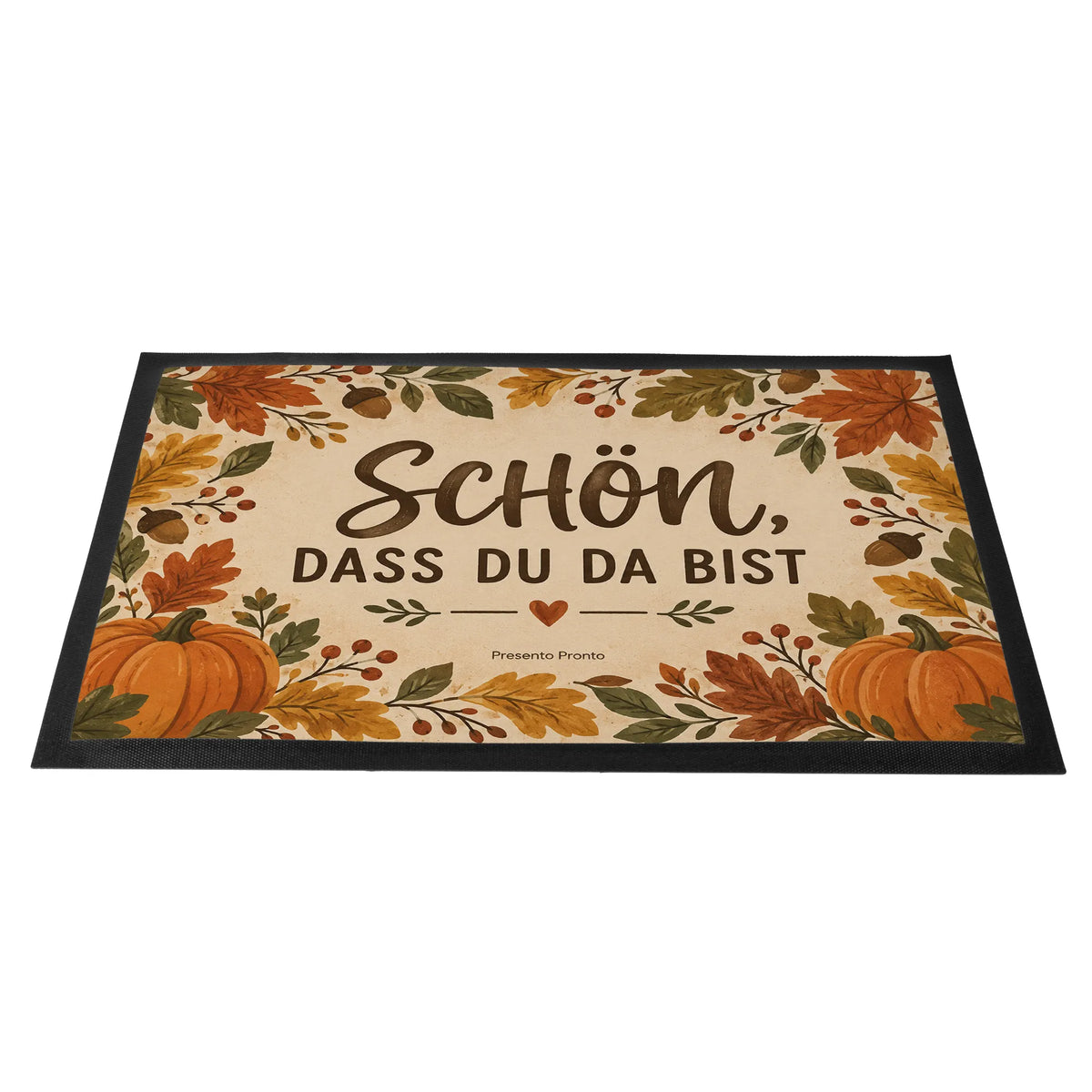 Einladende Fußmatte für den Herbst mit Blätterkranz|p:2016164|h:b7751514a21f77749bf8f879c8d727df