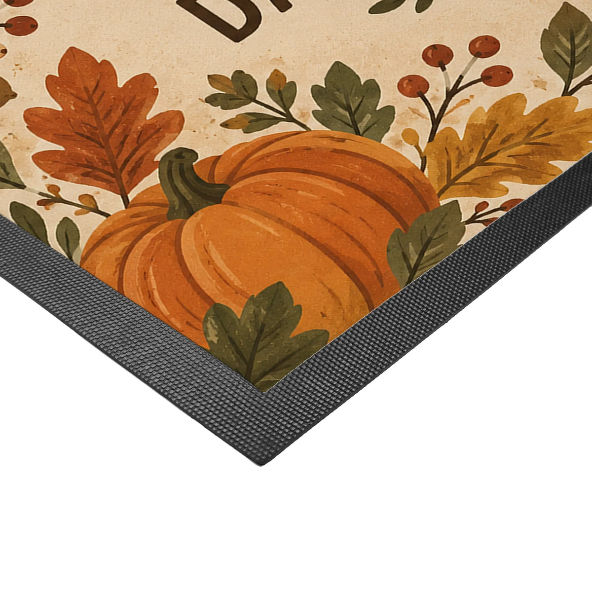Einladende Fußmatte für den Herbst mit Blätterkranz|p:2016164|h:b9a40b29fc08fa6b0f58f18cb10b4816
