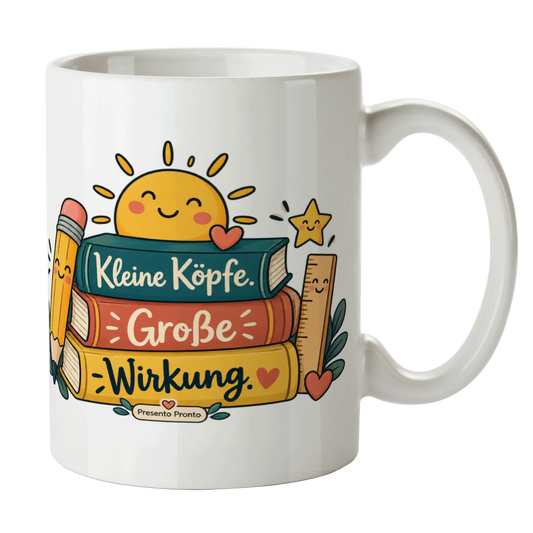 Herzliche Tasse für Lehrer mit bunten Büchern|p:2016167|h:d8fefb0b8707dafc59feac1a2fba148b
