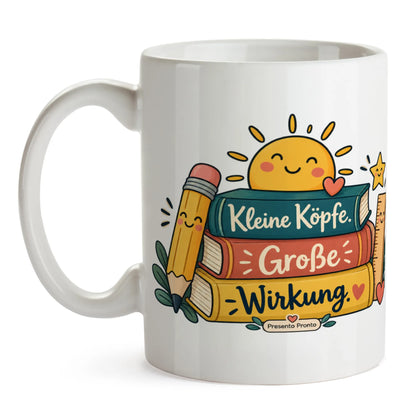 Herzliche Tasse für Lehrer mit bunten Büchern|p:2016167|h:281a65019d95da7e81542230048e00f7