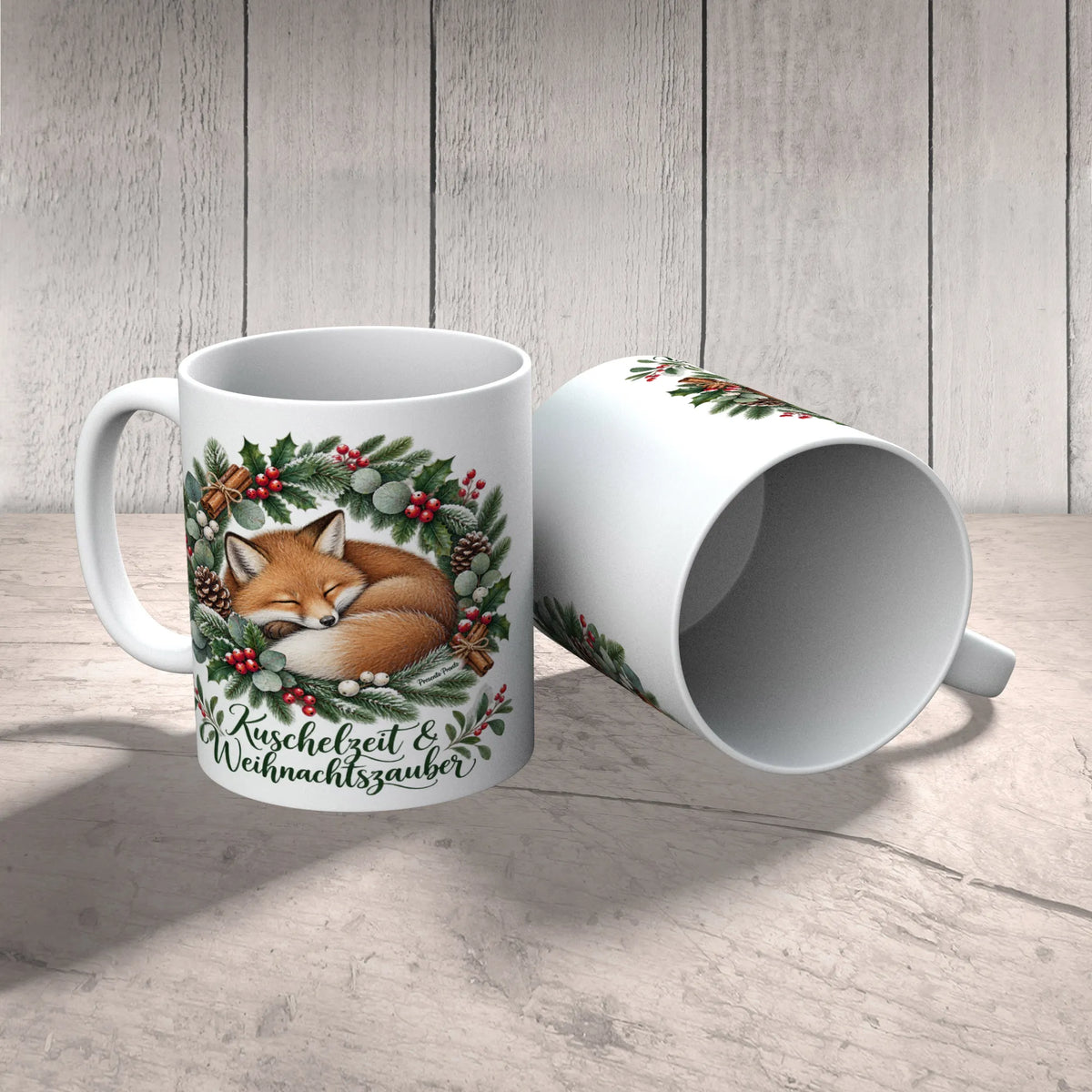 Gemütliche Tasse zu Weihnachten mit schlafendem Fuchs|p:2016173|h:25adb153d1e72a5a5ef8b3134c9e7c55