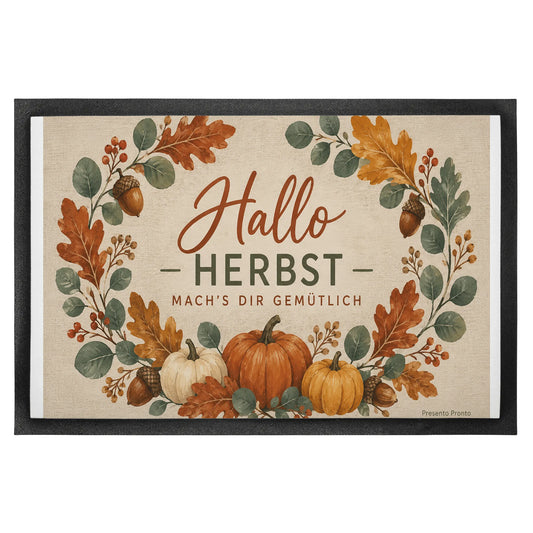 Gemütliche Fußmatte für den Herbst mit Herbstkranz|p:2016196|h:8fdcded2744bc7ed3eade338bc1aaa9f