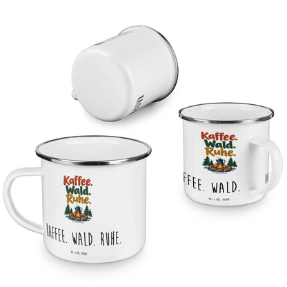 Gemütliche Emaille Tasse für Camping mit Lagerfeuer|p:2016462|h:5c2243543f5b67baf776588d86b8aef9