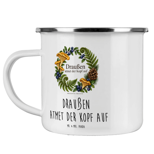 Inspirierende Camping Tasse aus Emaille mit Waldkranz|p:2016468|h:460eb5b24051e2d92d09524dea231a16