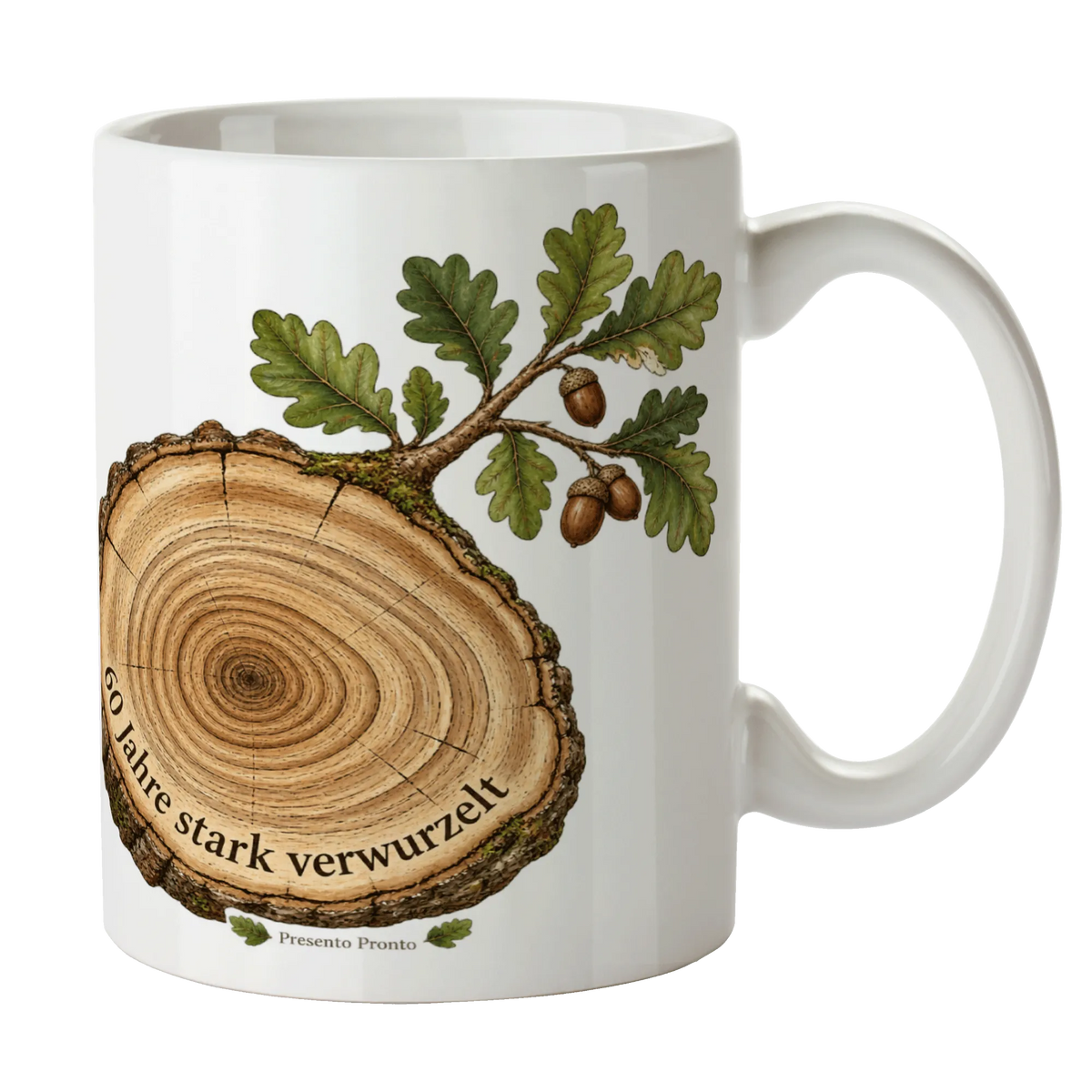 Herzliche Tasse zum 60. Geburtstag mit Eiche|p:2016469|h:c4fdb239de7aaf80c27022f82e4970ef
