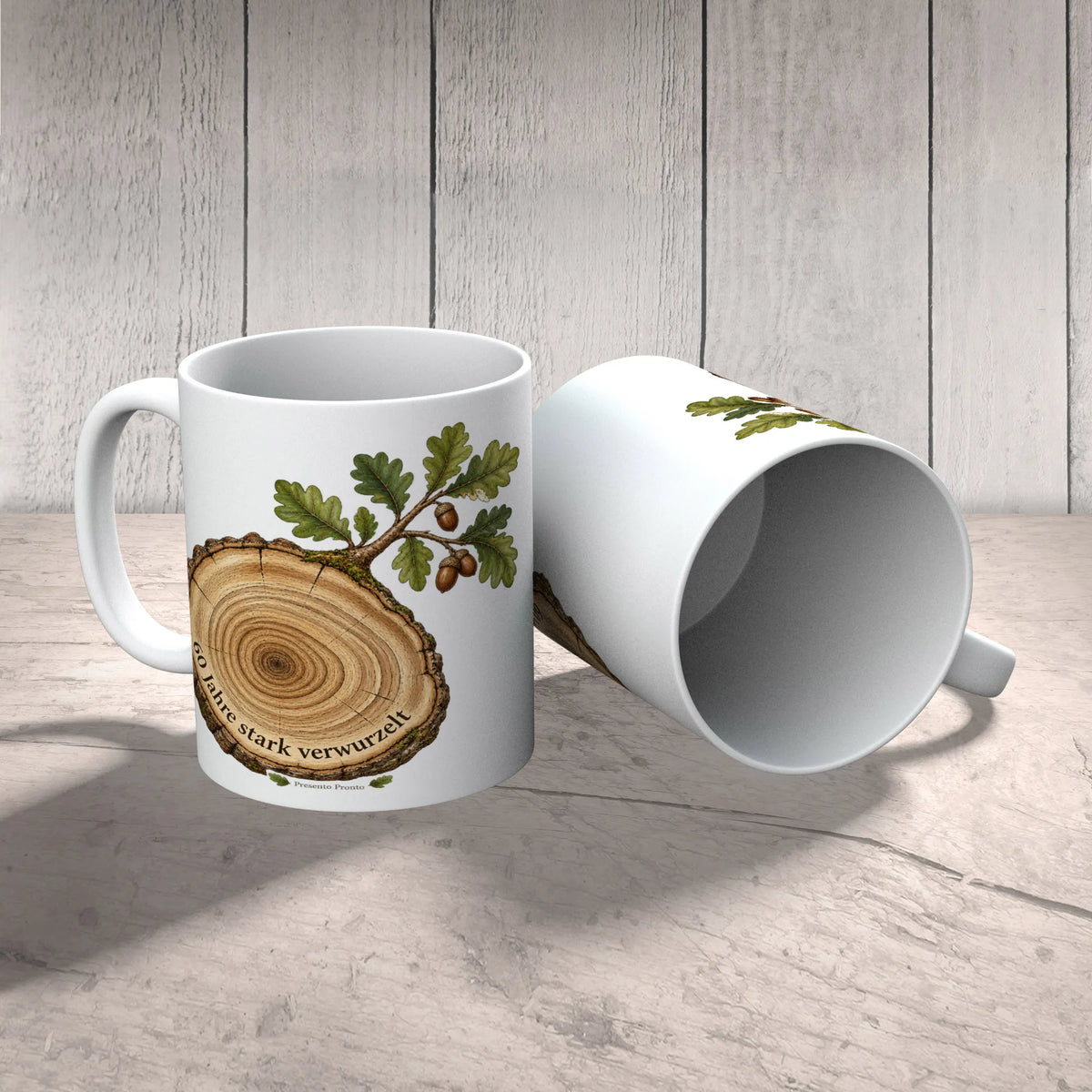 Herzliche Tasse zum 60. Geburtstag mit Eiche|p:2016469|h:73a76017d441888bd435fd68a6fa255c