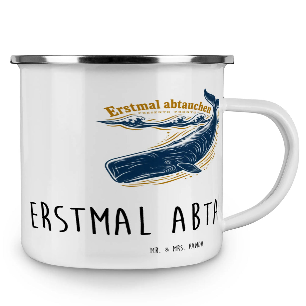 Lustige Pottwal Emaille Tasse für Meeresfans|p:2016472|h:e639fdab102ca1753ce7077870c1eb04