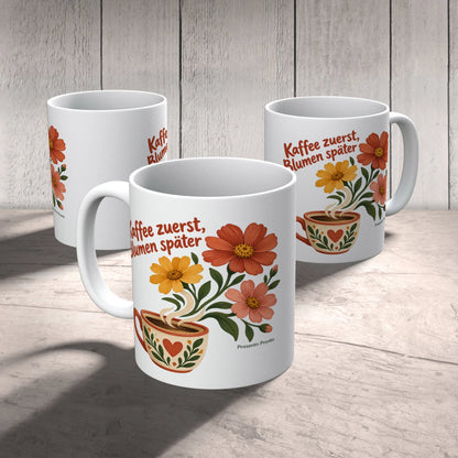 Lustige Kaffeetasse mit Blumen für Gartenfreundin|p:2016484|h:7811a75c433b97a936d948b3bb7e138a
