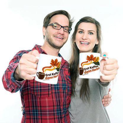 Lustige Kaffeetasse für den Herbst mit Herbstblättern|p:2016485|h:3edba6027d287f925221af6c0cd63e23