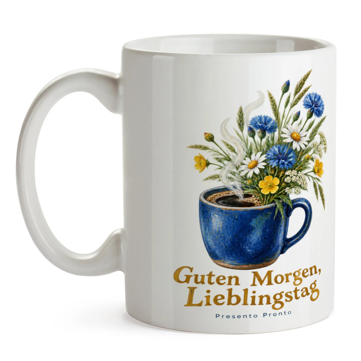 Gemütliche Kaffeetasse mit Blumen für einen guten Morgen|p:2016487|h:acf50ceda888e19f978d64f7a5a6b536