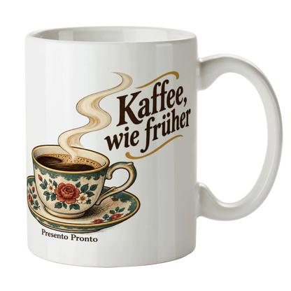 Nostalgische Vintage Kaffeetasse für Kaffeeliebhaber mit Untertasse|p:2016490|h:9ca11e288612941012a84082a2b58978
