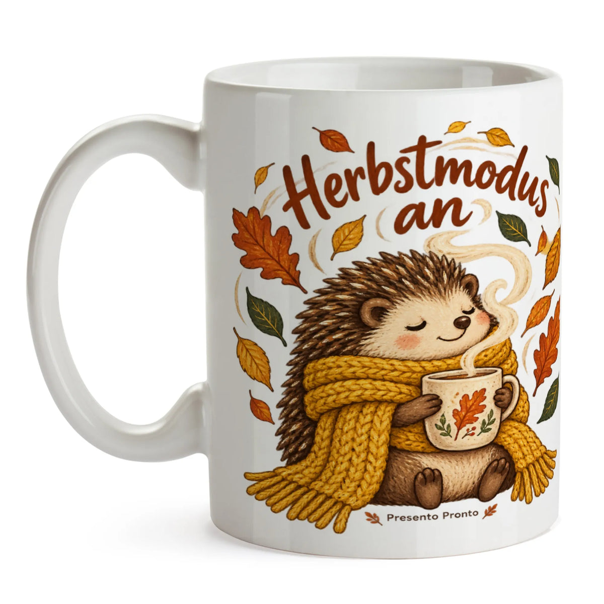 Gemütliche Kaffeetasse für den Herbst mit Igel|p:2016491|h:b9ad01f8e4043bbb8aa74a87903d03df