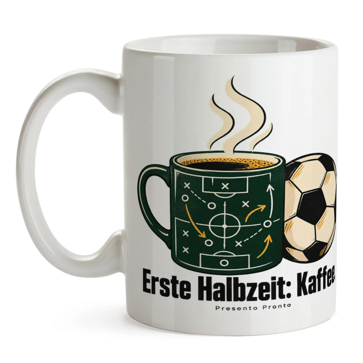 Lustige Kaffeetasse für Fußballfans mit Taktikspielzug|p:2016493|h:bf6ce34769a0fa5b2e6afce79077b279