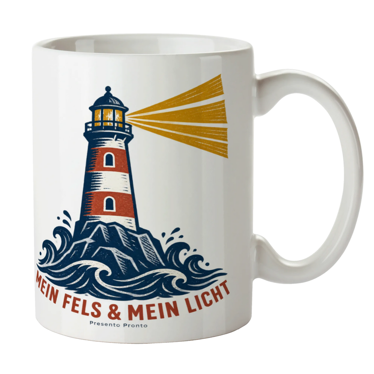 Mutmachende Christliche Tasse für Gläubige mit Leuchtturm|p:2016495|h:b452a109de1018106d08e876f645dcfb