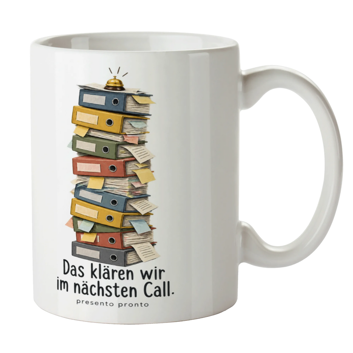 Lustige Tasse fürs Büro mit Ordnerstapel|p:2016506|h:6df2e70e0f90c89759db78f8b3c895e6