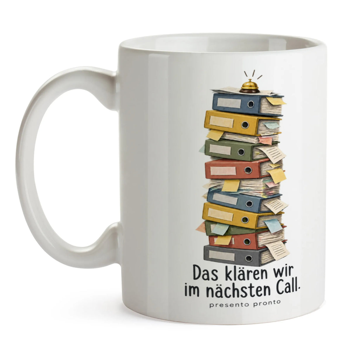 Lustige Tasse fürs Büro mit Ordnerstapel|p:2016506|h:cb6d3cc43f7fa8d897f76add160c6802