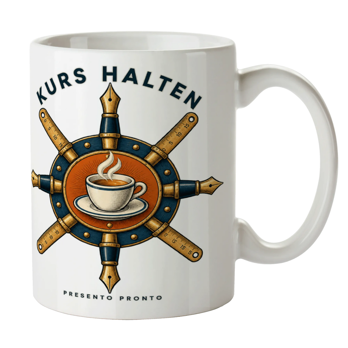 Motivierende Tasse für Chef mit Steuerrad|p:2016507|h:3dee113e4dab2cba7069cdddf06455a3