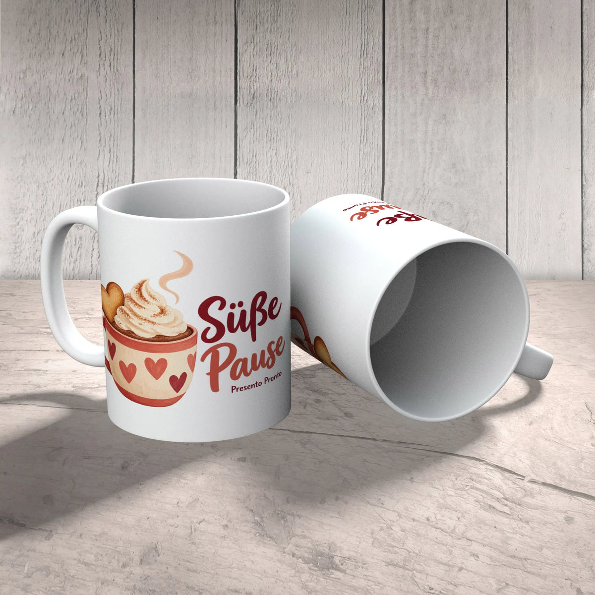 Süße Tasse für die kleine Auszeit mit Kakao und Herz-Keks|p:2016508|h:820189337329ed342a855a9f3933ceb0