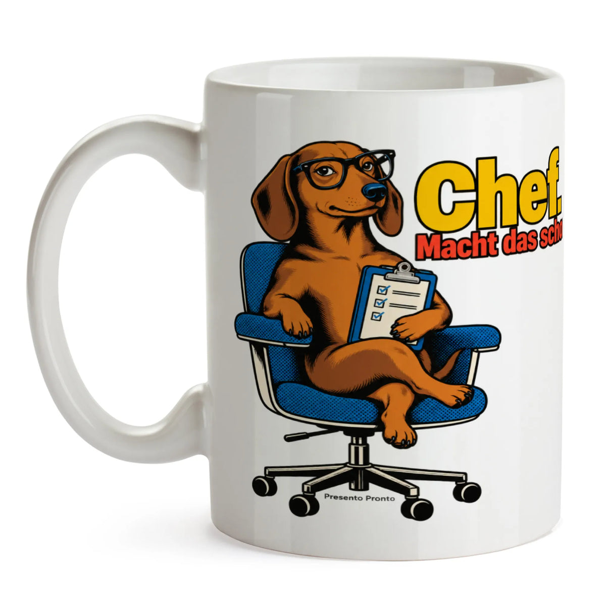 Lustige Tasse für Chef mit Dackel|p:2016509|h:b25e8274ae16f91e06def378995c7f21