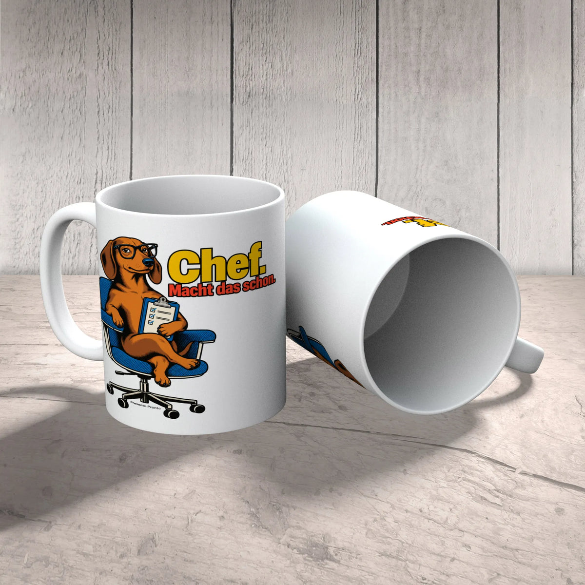Lustige Tasse für Chef mit Dackel|p:2016509|h:ae1e4b52d1aa15f14261d6f3307e35e2