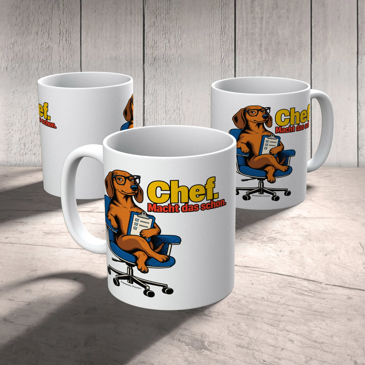 Lustige Tasse für Chef mit Dackel|p:2016509|h:9de7a2b1b0e4104ec533d829c1e76fa7