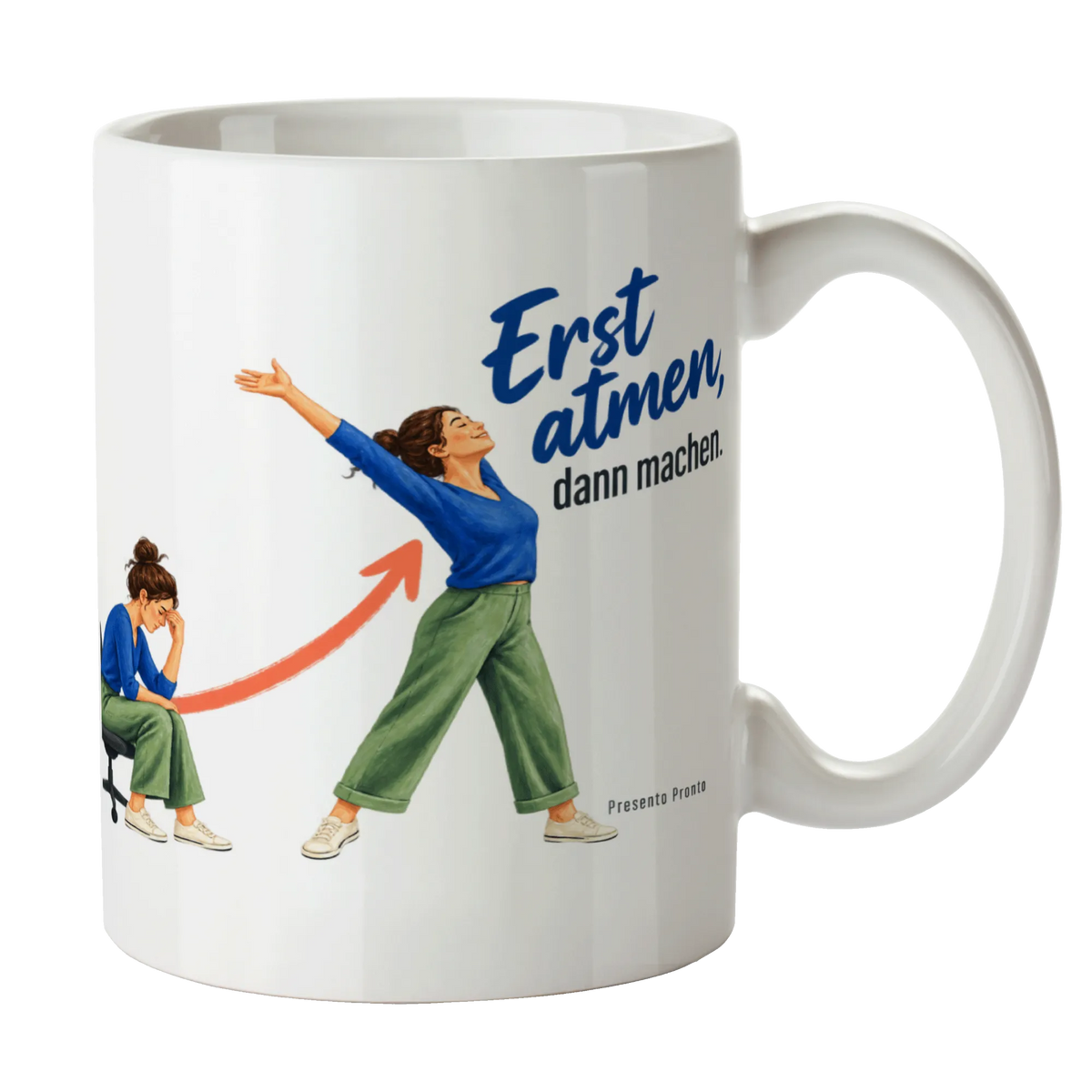 Entspannte Tasse für Yogafans mit Yogafigur|p:2016514|h:fe2ad32aa493d6624c499c560597501e