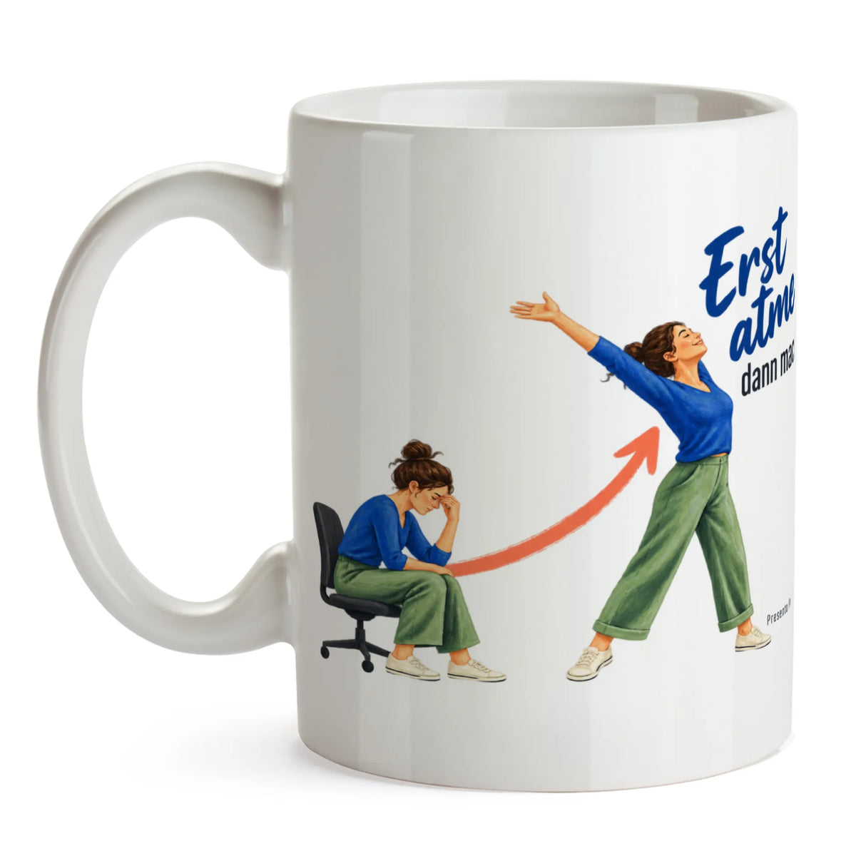 Entspannte Tasse für Yogafans mit Yogafigur|p:2016514|h:c2a3f85b1a8f7fd9b0c199bc3d433a74