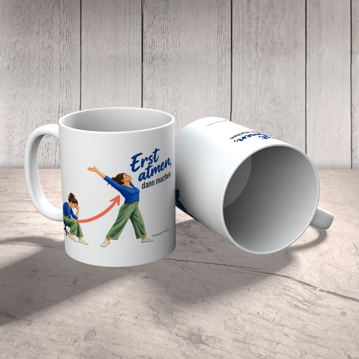 Entspannte Tasse für Yogafans mit Yogafigur|p:2016514|h:5918d30f243fad38766d88edad2dc18c