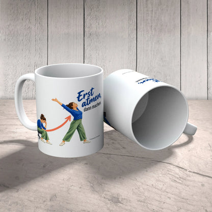 Entspannte Tasse für Yogafans mit Yogafigur|p:2016514|h:5918d30f243fad38766d88edad2dc18c