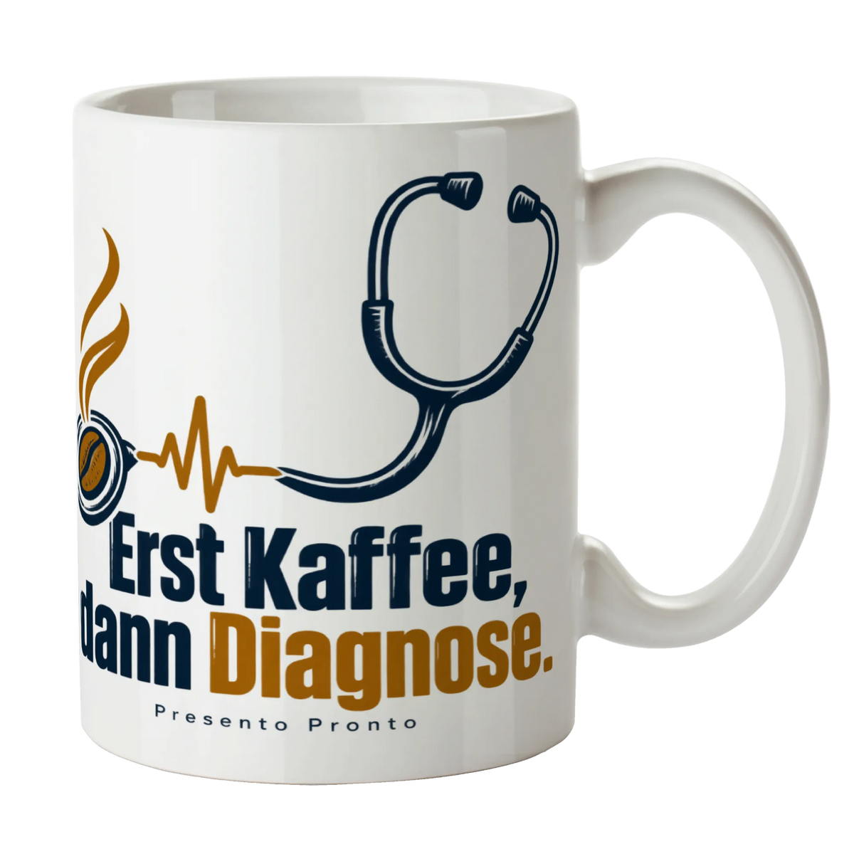 Lustige Tasse für Ärzte mit Stethoskop|p:2016523|h:160a972cd6454d5faf1e407e61cbbda4