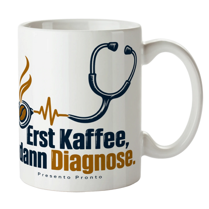 Lustige Tasse für Ärzte mit Stethoskop|p:2016523|h:160a972cd6454d5faf1e407e61cbbda4