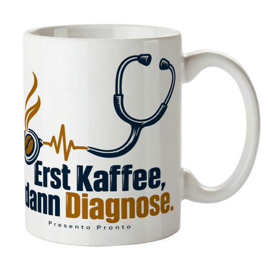 Lustige Tasse für Ärzte mit Stethoskop|p:2016523|h:160a972cd6454d5faf1e407e61cbbda4