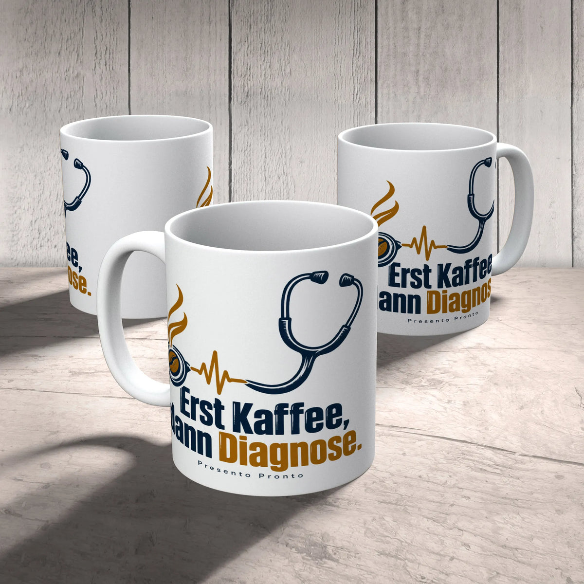 Lustige Tasse für Ärzte mit Stethoskop|p:2016523|h:a30e1d0505fdbbd24498f1aa37e964b5