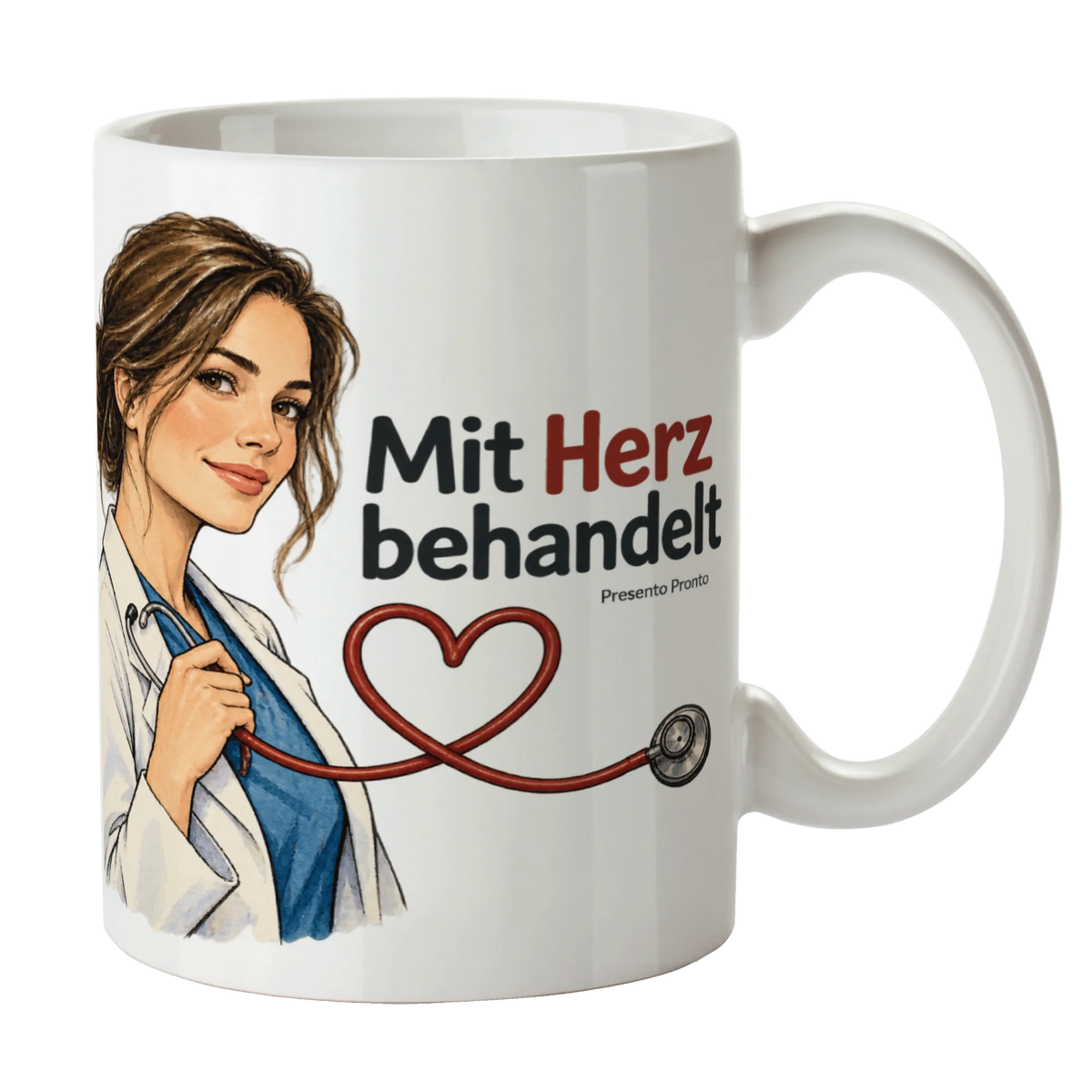 Herzliche Tasse für Ärztin mit Herz|p:2016527|h:21f1cf57939c4fa8b3e6c26f7b633688