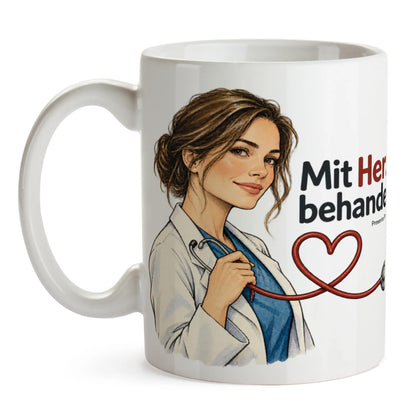 Herzliche Tasse für Ärztin mit Herz|p:2016527|h:d0768e6516c0ae5c80c56f7864387950