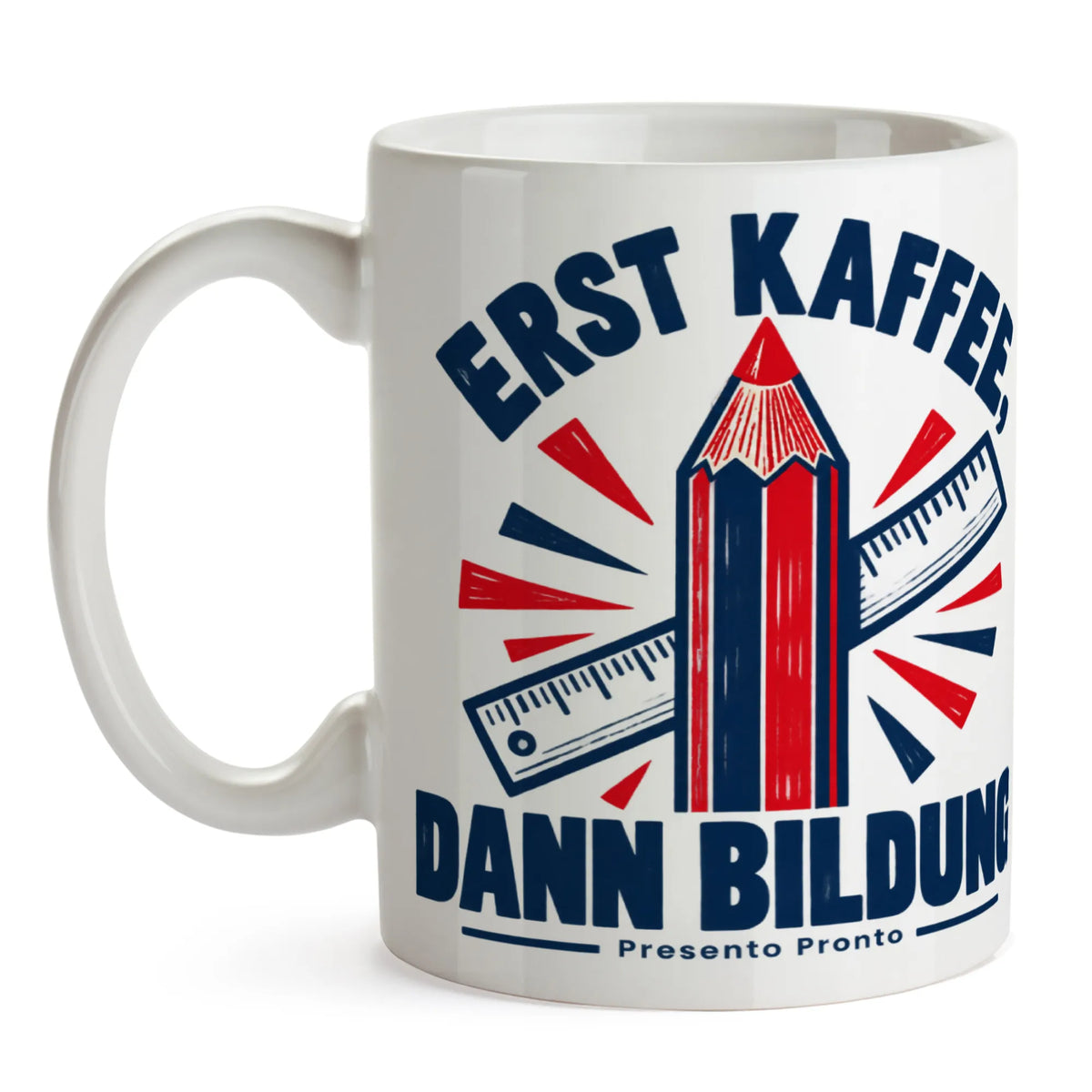 Lustige Tasse für Lehrer mit Bleistift|p:2016530|h:89b81fd92eda70997ec6affd01d13684