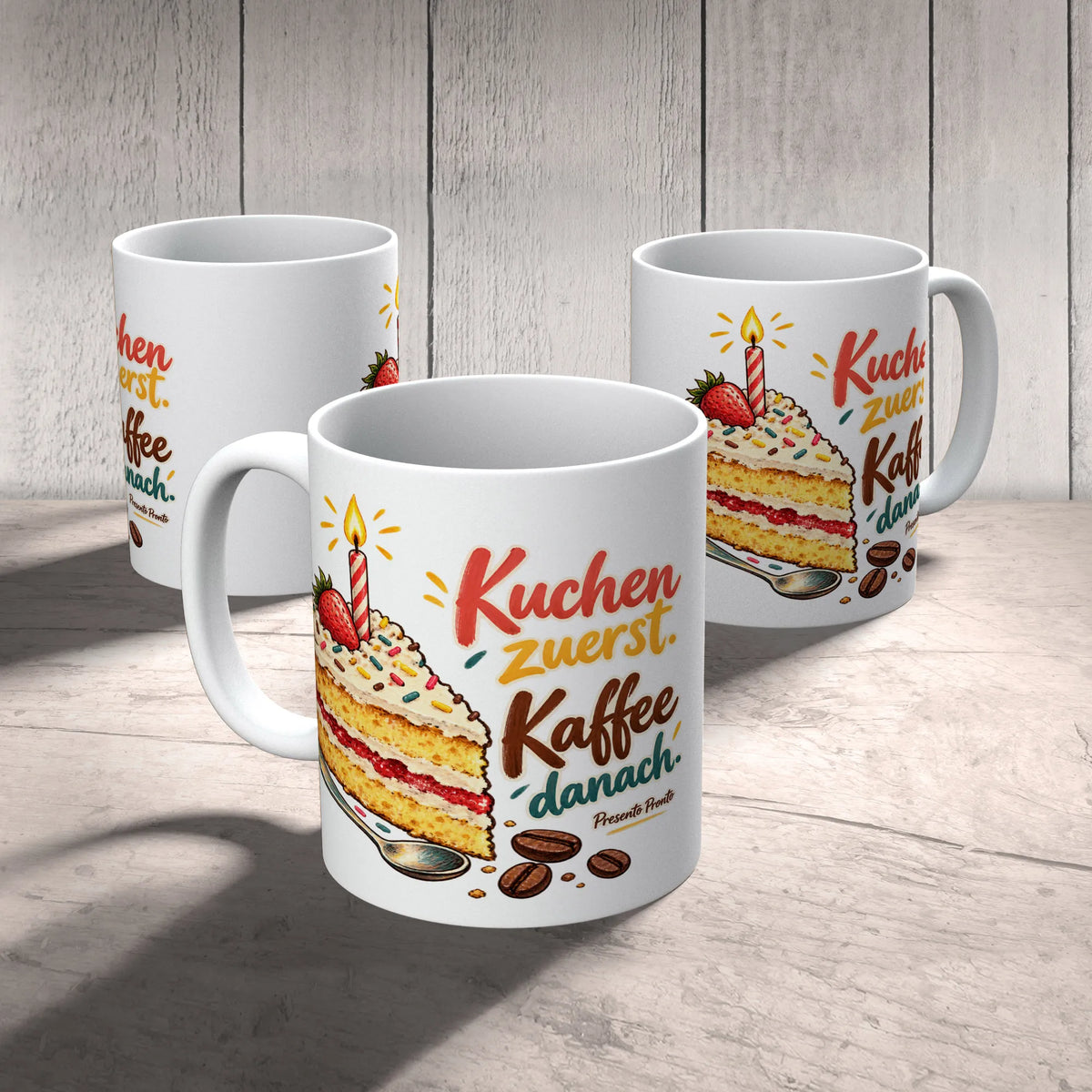 Lustige Tasse zum Geburtstag mit Kuchenscheibe und Kerze|p:2016533|h:640f723c8ef0e2cee9dbdcb56eb452ed
