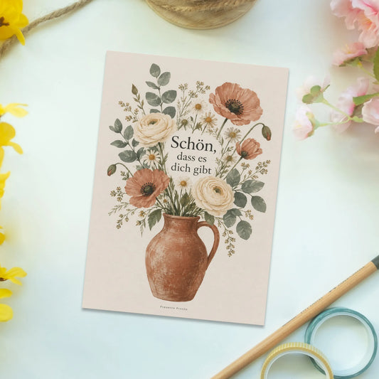 Herzliche Grußkarte mit Blumenstrauß für liebe Menschen|p:2016556|h:5e4023cdf2a145d1686a645de4b324bb
