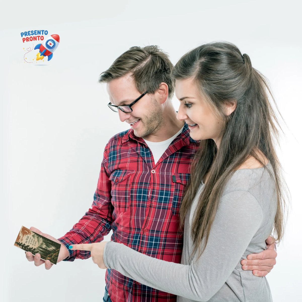 Besinnliche Postkarte für Waldliebhaber mit Mondsichel|p:2016568|h:a59fc39b898eb753b228a3f405958102