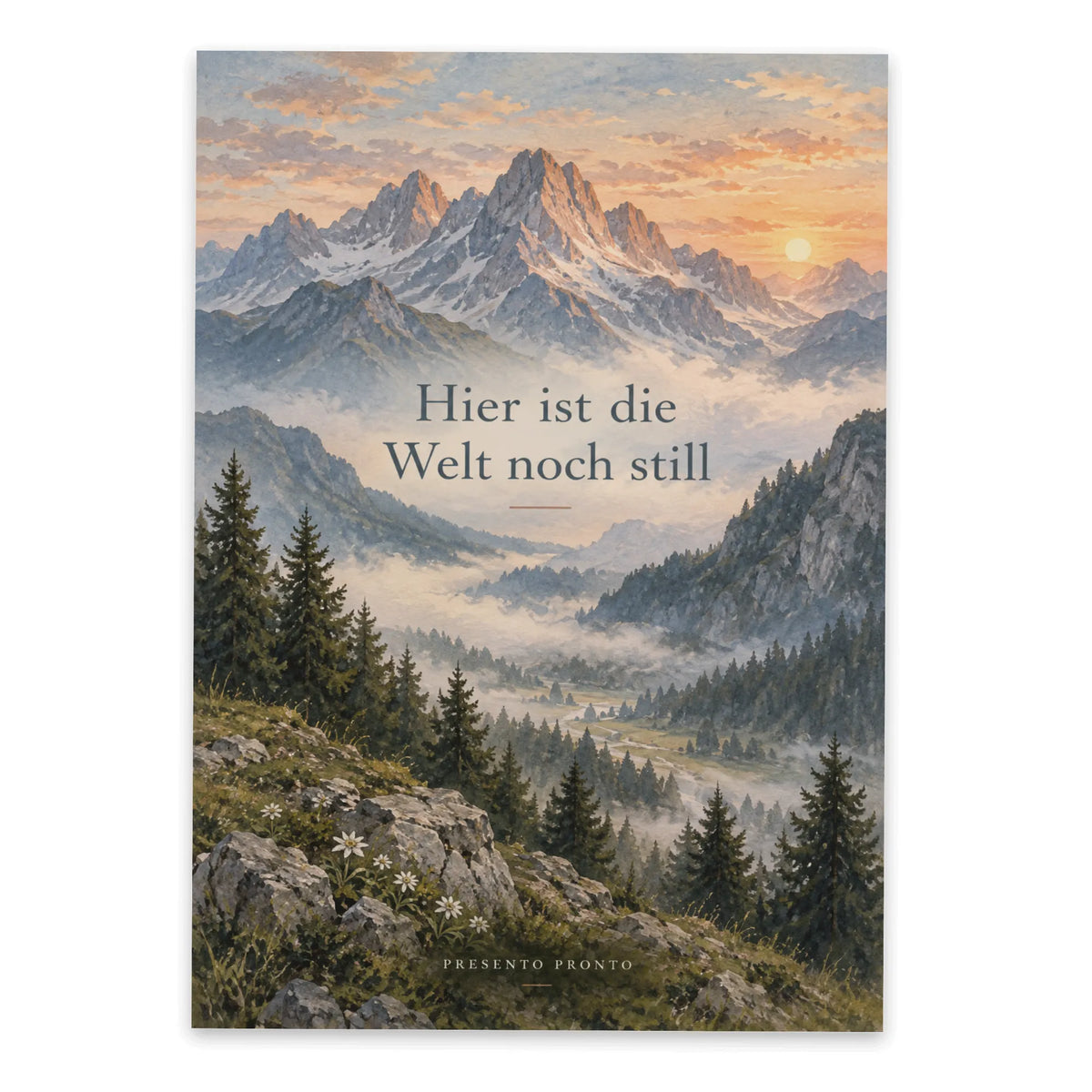 Ruhige Postkarte mit Bergen für Bergfreunde|p:2016569|h:1dbc151df4fdedd4503b2ee8775a48b1