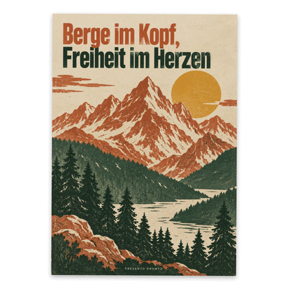 Inspirierende Postkarte für Bergliebhaber mit Sonne über Tannen|p:2016571|h:7bd74a9bb74cbd7fab5c55dd5d383a47