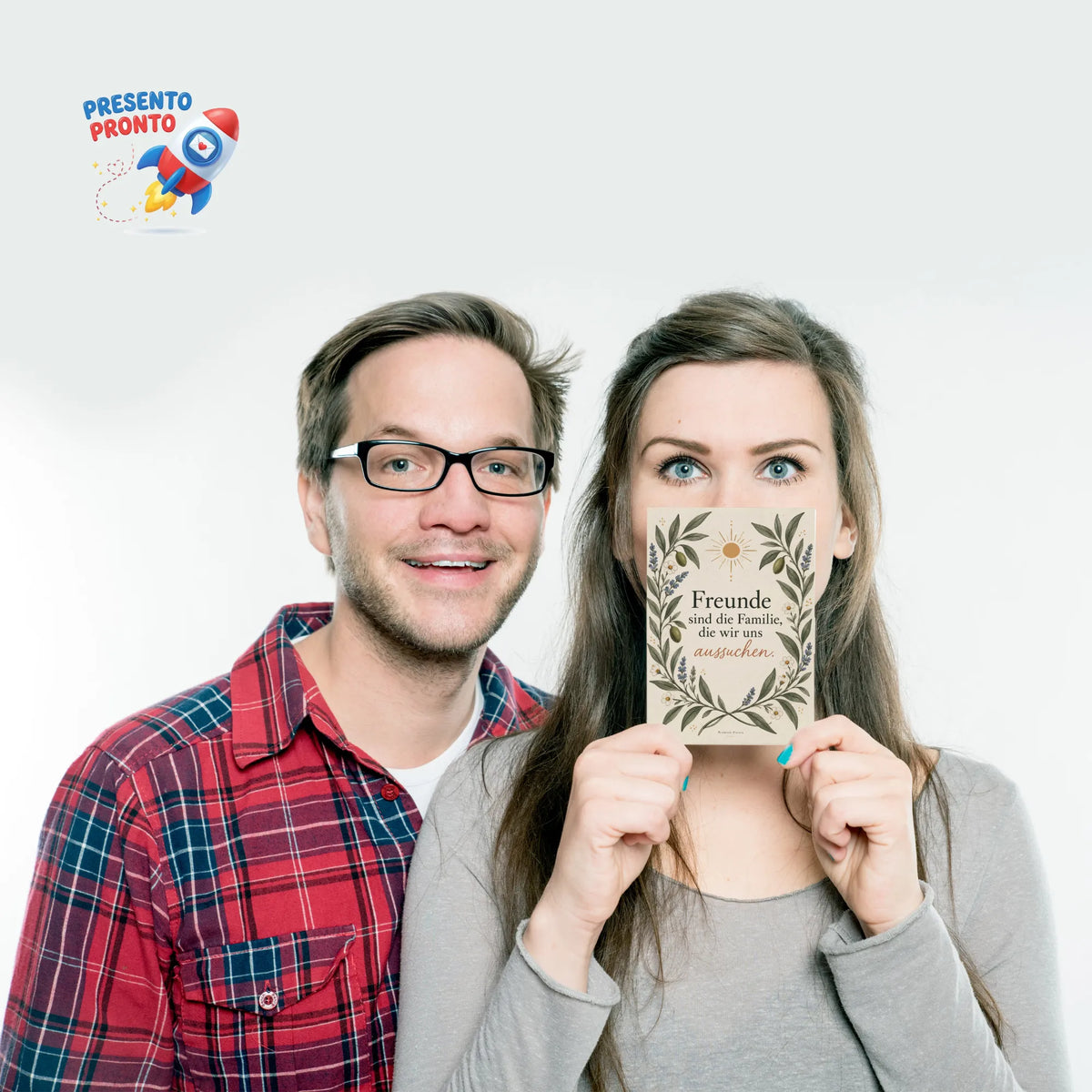 Herzliche Postkarte für Freunde mit Olivenzweigen|p:2016575|h:b8df63abb8fd75ffe345945f24ac686e