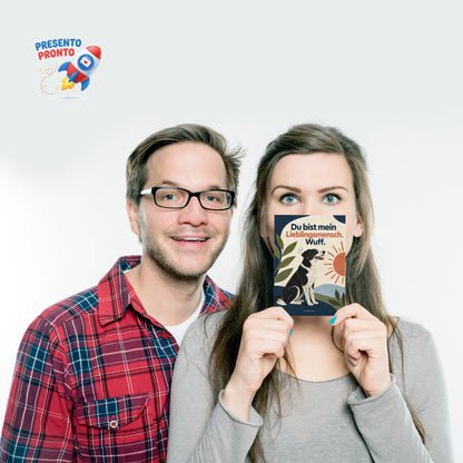 Liebevolle Postkarte mit Hund für den Lieblingsmenschen|p:2016586|h:cb2127e6374f5088546ff8983ce87a8c