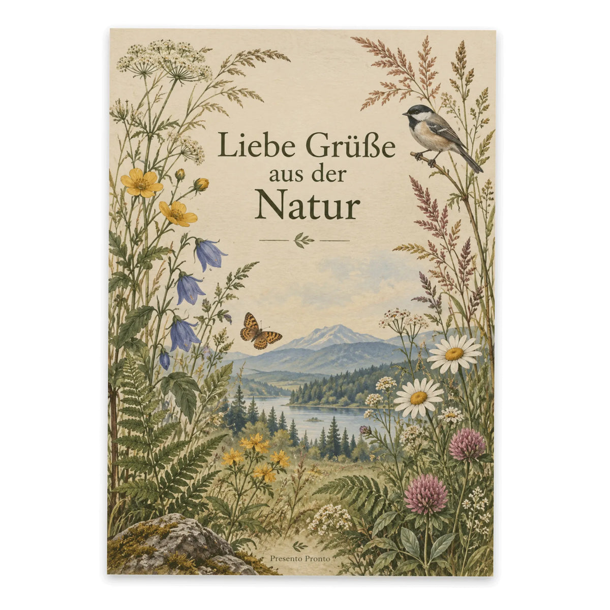 Herzliche Postkarte für Naturfreunde mit Wiesenblumen|p:2016600|h:4db273305cda01b11e2a9e21c7122b64