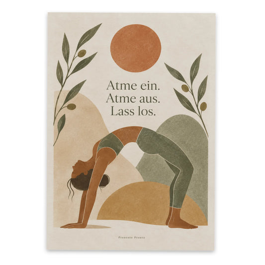 Entspannende Yoga Postkarte für Yogafans zum Durchatmen|p:2016604|h:b9b72fdc6335e8c984cc7e317722c7e2