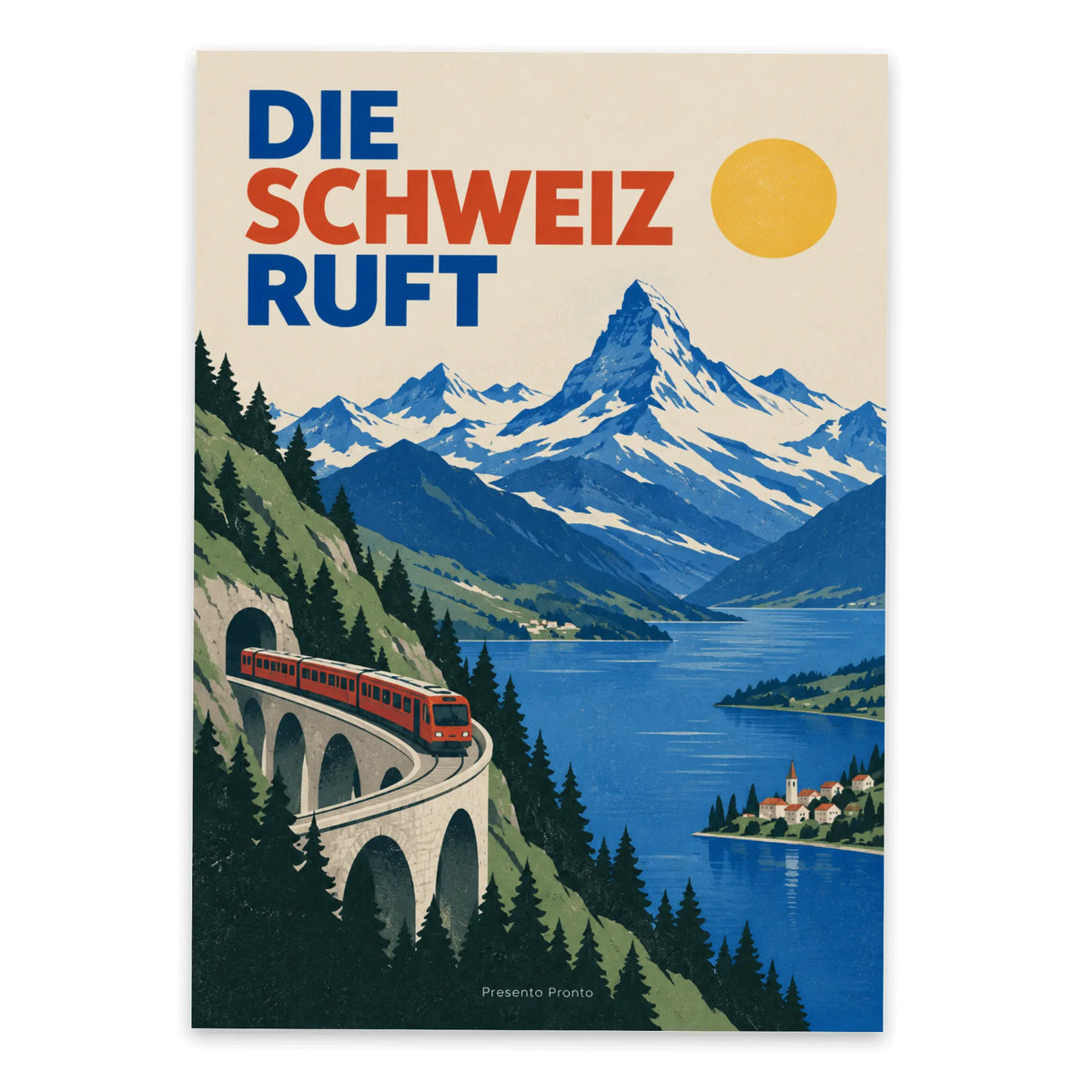 Stimmungsvolle Postkarte aus der Schweiz für Fans mit Bergsee|p:2016607|h:25cb19b992e82c198f275a8b48adfabf
