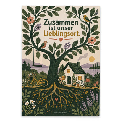 Herzliche Postkarte für die Familie mit Familienbaum|p:2016629|h:7b10aa8062785928e9cfb472176fb9f9